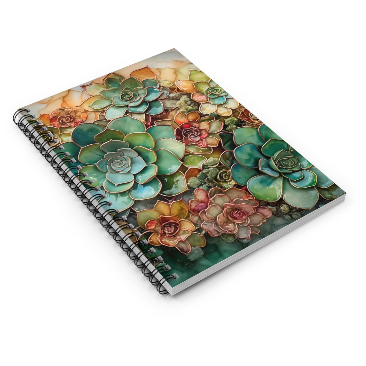 Gorgeous, artistic floral  journal or Notebook.  minimalist, Notes Spiral Notebook - Ruled Line